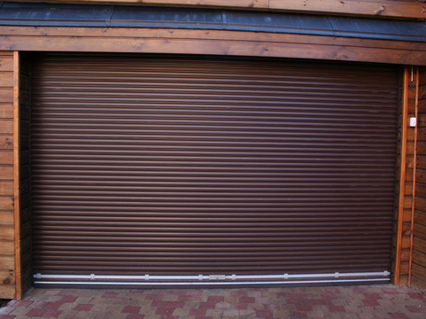 Rideau à petites lames laqué RAL 8017