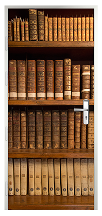 Cottage print bibliothèque