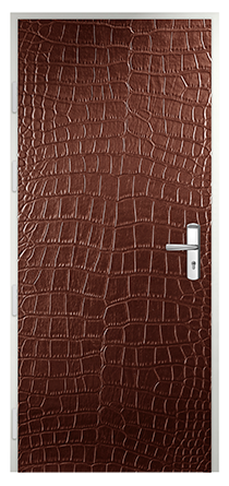 Cottage print crocodile