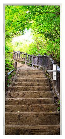 Cottage print escaliers